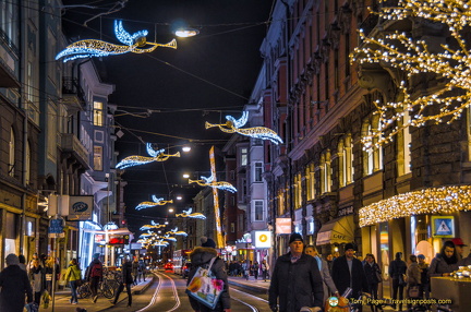 Christmas lights in Innsbruck